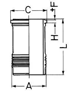 Гільза KOLBENSCHMIDT 89078110