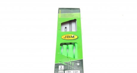 Набір викруток ударних плоских (4 шт) JBM 50902