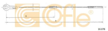 Трос педали акселератора COFLE 10.078