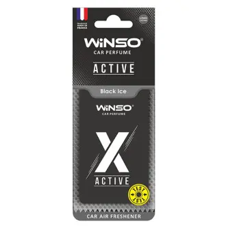Освіжувач повітря X Active, целюлозний ароматизатор, Black Ice, (50шт/ящ.) Ароматизатори повітря WINSO 533470