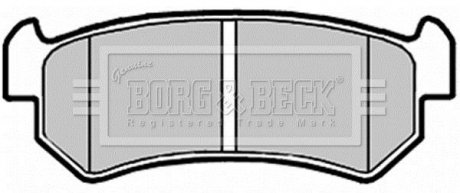 - Гальмівні колодки до дисків Гальмівна система BORG & BECK BBP2146 (фото 1)