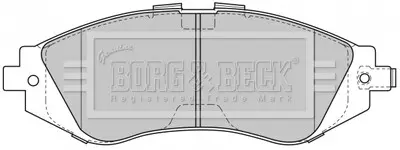 - Гальмівні колодки до дисків Гальмівна система BORG & BECK BBP1881
