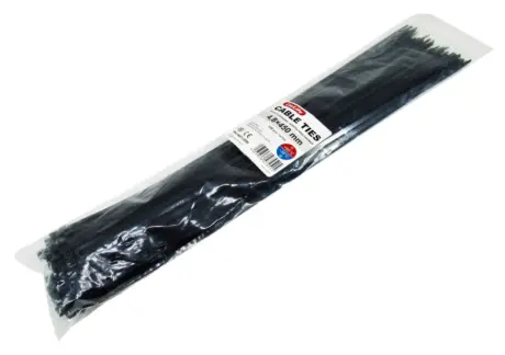 Хомут пластиковий чорний 4,8 х450 (уп. 100шт.) CARLIFE BL4.8x450