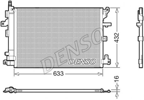 Конденсер кондиционера DS DENSO DCN33012