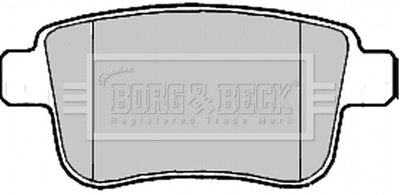 - Гальмівні колодки до дисків Гальмівна система BORG & BECK BBP2185 (фото 1)