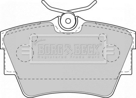 - Гальмівні колодки до дисків Гальмівна система BORG & BECK BBP1813 (фото 1)