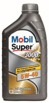 Олива моторна Super 3000 X1 5W-40. 12x1 lt (1 л) (альт. код 152567) MOBIL 152060