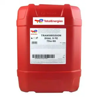 Трансмиссионное масло Transmission Dual 9 FE GL-4 GL-5 MT-1 75W-90 синтетическое 20 л TOTAL 214146