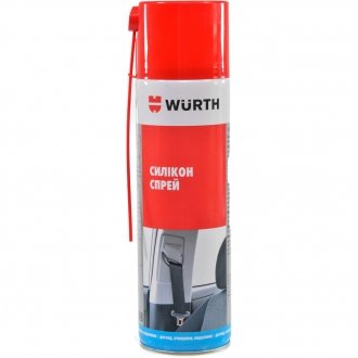 Мастило Würth для електроконтактів,для гумових ущільнень, для вузлів тертя, для ременів, для пластикових вузлів тертя 500 мл WURTH 893221