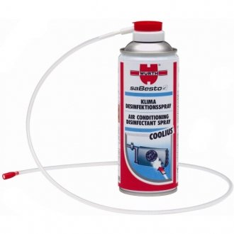 Очисник кондиціонера Würth Air Conditioning Disinfectant зі шлангом, 300 мл WURTH 89376410 (фото 1)
