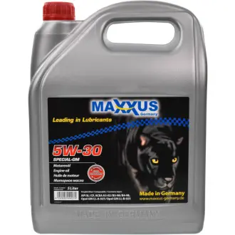 Моторное масло Special-GM 5W-30 синтетическое 5 л MAXXUS 5W30-GM-005