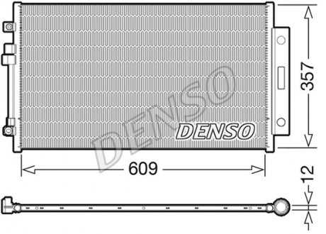 Радиатор кондиционера DENSO DCN09004 (фото 1)