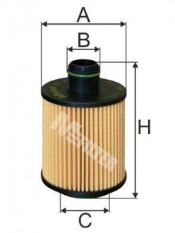 Фільтр оливний (фільтр-патрон) M-FILTER MFILTER TE4011