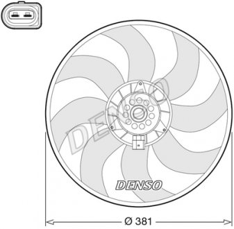 Вентилятор радиатора DENSO DER02006 (фото 1)