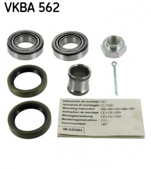 Подшипник колеса, комплект SKF VKBA 562 (фото 1)