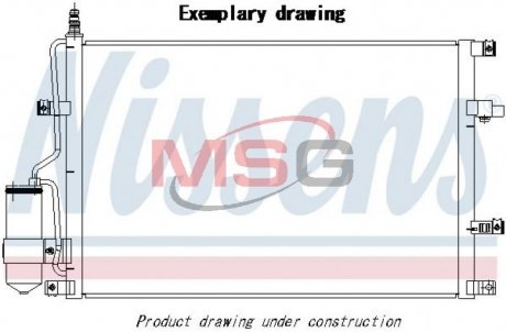 Радиатор кондиционера NISSENS 940832