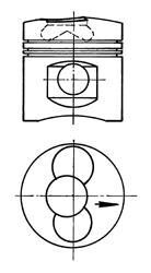 Поршень KOLBENSCHMIDT 90 915 700