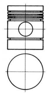 Поршень KOLBENSCHMIDT 91 127 600