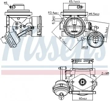 Клапан EGR NISSENS 98298