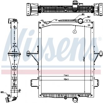 Радіатор NISSENS 65624