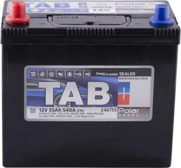 Акумулятор 6 CT-55-L Polar S JIS TAB 246 755