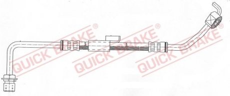 Гальмівний шланг QB QB QUICK BRAKE 50.946