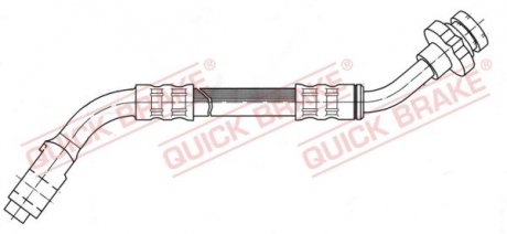 Гальмівний шланг QB QB QUICK BRAKE 50.023