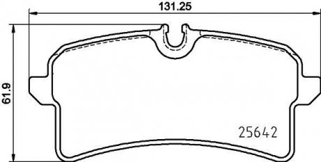 Гальмівні колодки дискові BREMBO P65 040