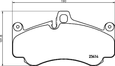 Гальмівні колодки дискові BREMBO P65 032