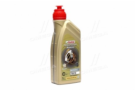 Олива трансміс. TRANSMAX MANUAL MULTIVEHICLE 75W 90 (Каністра 1л) CASTROL 15D812