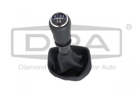 Ручка КПП с пыльником черный 5 ступ без рамки VW T6 (16-19) DPA 77111642602