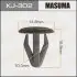 Кліпса автомобільна (автокріплення) 302-KJ [у MASUMA KJ302 (фото 1)