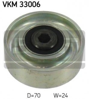 Паразитний / провідний ролик, полікліновий ремінь SKF VKM33006