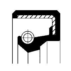 Radial Oil Seal, manual transmission CORTECO 12011014B (фото 1)