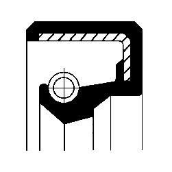 Radial Oil Seal, manual transmission CORTECO 19026753B (фото 1)