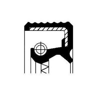 Radial Oil Seal, differential CORTECO 01030337B