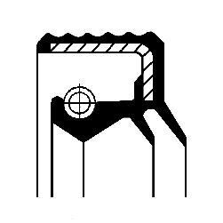 Radial Oil Seal, differential CORTECO 01031060B (фото 1)