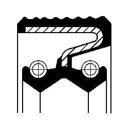 Radial Oil Seal, differential CORTECO 01031925B (фото 1)