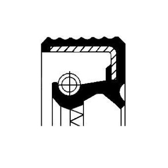 Radial Oil Seal, differential CORTECO 01031732B (фото 1)