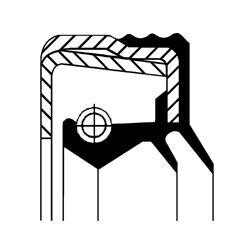 Radial Oil Seal, differential CORTECO 12015743B (фото 1)