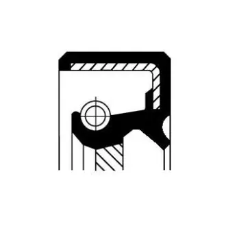 Radial Oil Seal, crankshaft CORTECO 19027855B