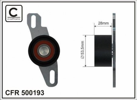 Belt tensioner, timing belt CAFFARO 500193 (фото 1)