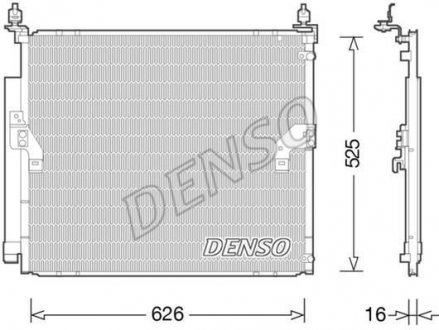 Condenser, air conditioning DENSO DCN50034 (фото 1)