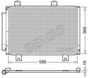 Condenser, air conditioning DENSO DCN40020 (фото 1)