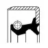 Oil Seal, wheel hub CORTECO 19016582B (фото 1)