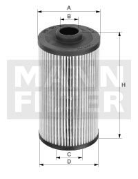 Фильтр масляный MANN-FILTER MANN (Манн) HU8161X (фото 1)