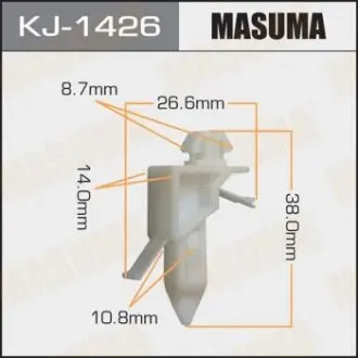 Фото запчастини Кліпса пластикова MASUMA KJ1426 Кліпса пластикова MASUMA KJ1426