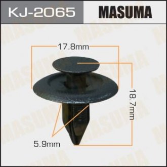 Клипса пластиковая MASUMA KJ2065