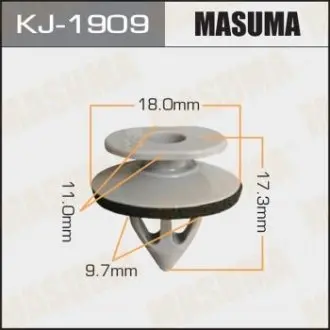 Фото запчастини Кліпса пластикова MASUMA KJ1909 Кліпса пластикова MASUMA KJ1909