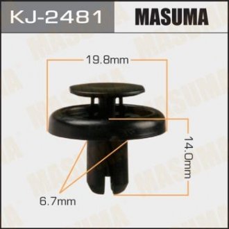 Кліпса пластикова MASUMA KJ2481 (фото 1)